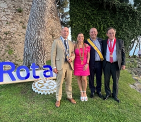 Cambio de junta directiva para el año 2024/25 del Rotary Club de Castelldefels.